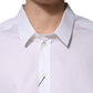 White SARTORIA Cotton Collared Dress Shirt