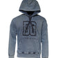 Blue Cotton Logo Hooded Sweatshirt  Sweater