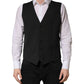 Black Wool Dress Men Formal Waistcoat Vest