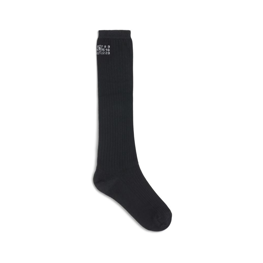 Black Viscose Socks