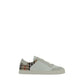 White Calf Leather Bos Taurus Low Top Sneakers