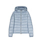 Blue Polyamide Full-Length Jacket