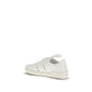 White Calf Leather Bos Taurus Low Top Sneakers