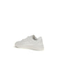 White Calf Leather Bos Taurus Low Top Sneakers