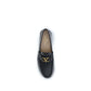 Black Calf Leather Bos Taurus Slip-On Loafers