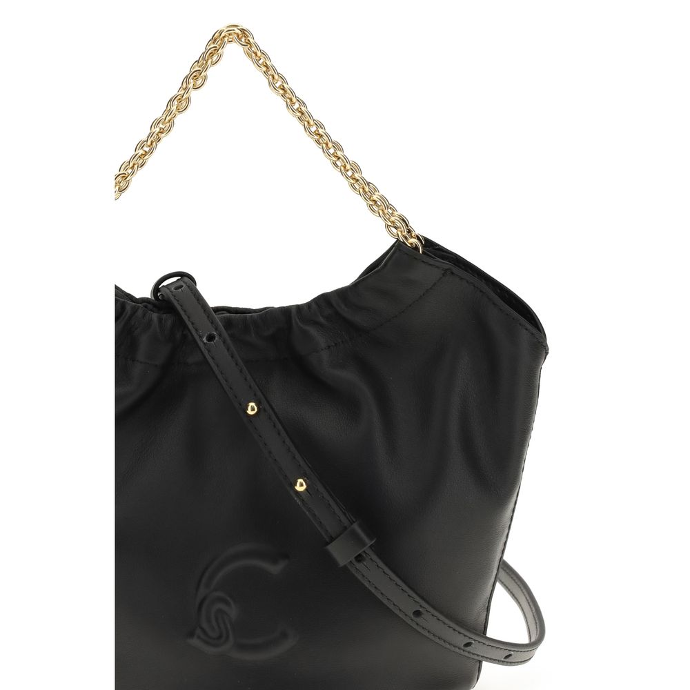 Black Calf Leather Bos Taurus Shoulder Bag