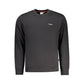 Black Polyester Men's Sweatshirt