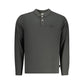 Black Cotton Men Polo Shirt