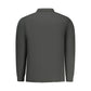 Black Cotton Men Polo Shirt