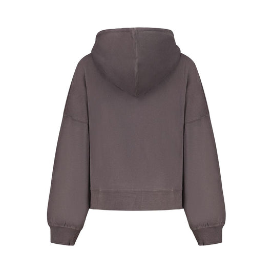 Black Cotton Sweatshirt