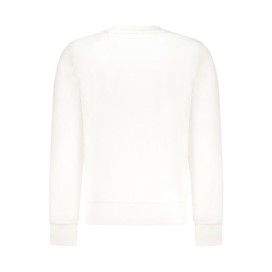 White Cotton Men's Sweatshirt