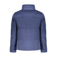Blue Polyester Men's Jacket
