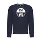 Blue Cotton Men Sweatshirt