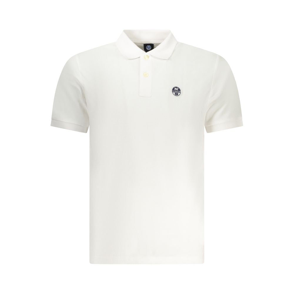 White Cotton Men's Polo Shirt
