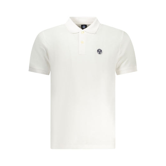 White Cotton Men's Polo Shirt