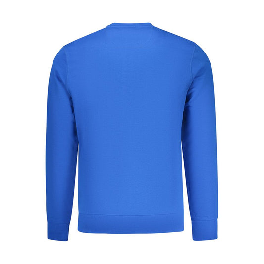 Blue Cotton Mens Sweatshirt