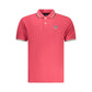 Red Cotton Men Polo