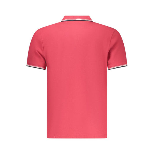 Red Cotton Men Polo