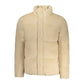 Beige Polyester Men's Jacket