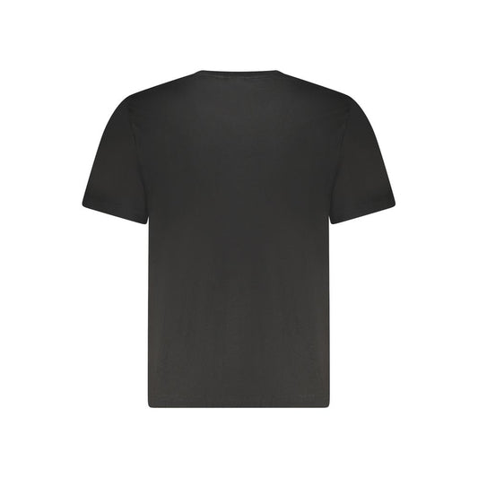 Black Cotton Men's T-Shirt