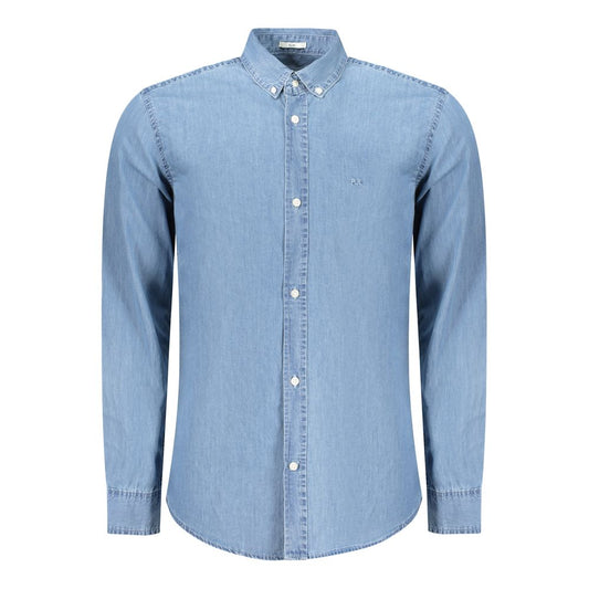 Azzurro Cotton Men Shirt
