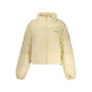 Beige Polyester Full-Length Jacket