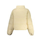 Beige Polyester Full-Length Jacket