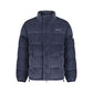 Blue Polyester Men's Jacket