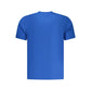 Blue Cotton Men T-Shirt