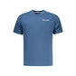 Blue Cotton Men T-Shirt