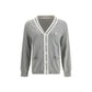 Gray Cotton Cardigan