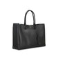 Black Calfskin Tote Bag