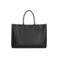Black Calfskin Tote Bag