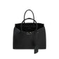 Black Calfskin Tote Bag