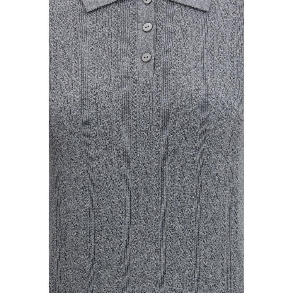 Gray Cotton Dress Shirt