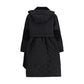 Black Polyester Coat