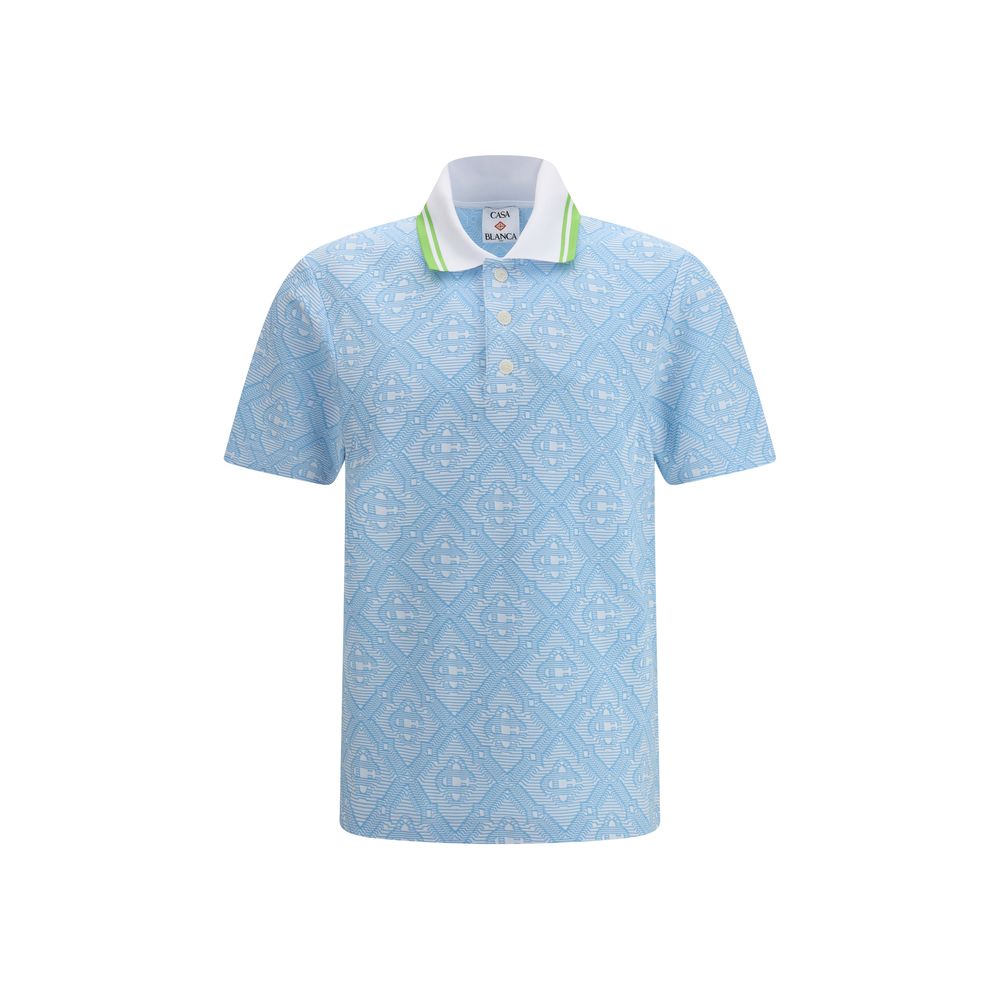 Light Blue Cotton Polo Shirt