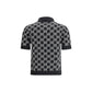 Black Wool Pattern Shirt