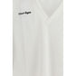 White Cotton Polo Shirt