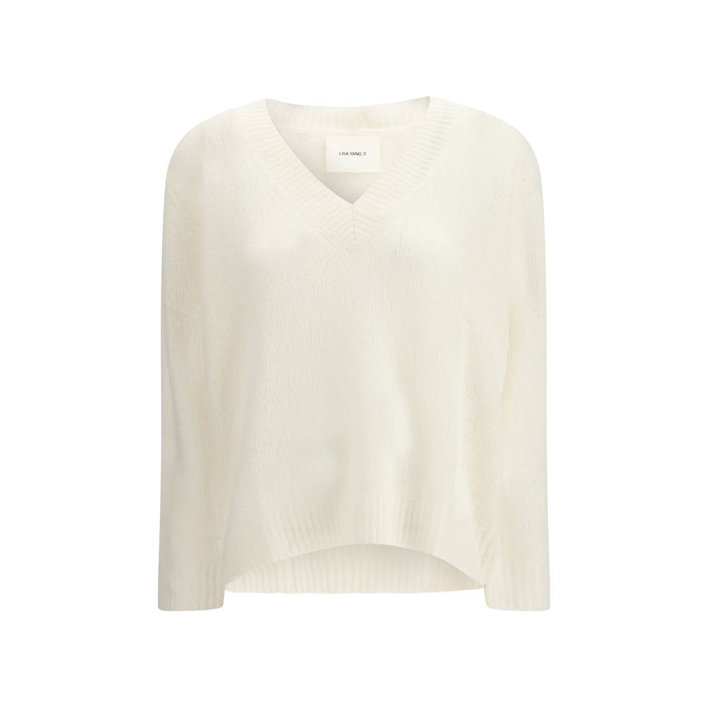 White Cashmere Cashmere Sweater