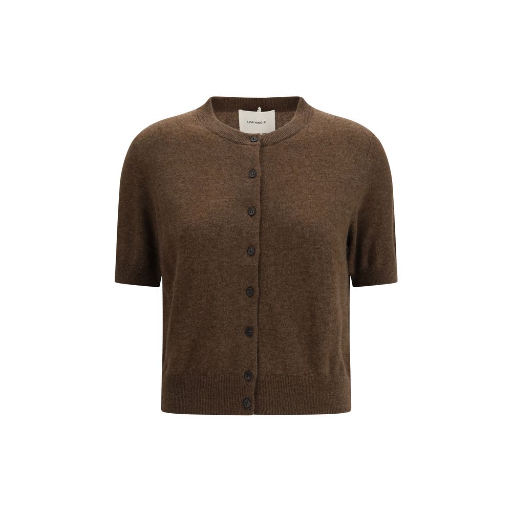 Brown Cashmere Cardigan