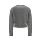 Gray Wool Cardigan