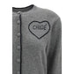 Gray Wool Cardigan