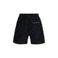 Black Cotton Bermuda Shorts