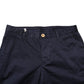 Navy Blue Straight Chino Mid Waist Pants