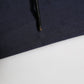 Navy Blue Straight Chino Mid Waist Pants