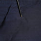 Navy Blue Straight Chino Mid Waist Pants