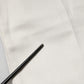 White Cotton Straight Denim Mid Waist Trouser Jeans