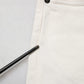 White Cotton Mid Waist Skinny Denim Trouser Jeans