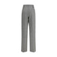 Multicolor Fleece Wool Casual Pants